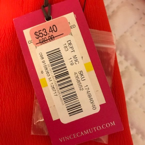 NWOT Vince Camuto Button Sleeve Blouse - Picture 5 of 5